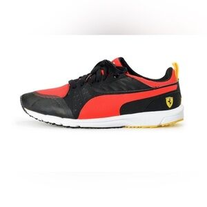 Puma X Scuderia Ferrari "Pitlane SF" Multi-Color Leather Sneakers